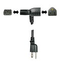 【中古】【輸入品・未使用】Hosa PWD-402 Piggyback IEC C13 to NEMA 5-15P Power Cord 2 feet by H...