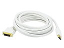 【中古】【輸入品・未使用】Monoprice 15ft 28AWG DisplayPort to DVI Cable - White by Monoprice