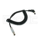 【中古】【輸入品・未使用】eonvic Fisher RS 3ピンオスto右角度DCコイル状電源ケーブルfor Tilta