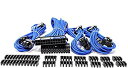 【中古】【輸入品・未使用】MICRO CONNECTORS Inc. プレミアムスリーブ付きPSUケーブル延長キット-ブルー(F04-240BL-KIT)(2)