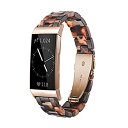 【中古】【輸入品・未使用】Ayeger 樹脂バンド Fitbit Charge 4対応 Charge 3/3 SE レディース メンズ 樹脂アクセサリー ローズ...
