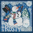 【中古】【輸入品・未使用】Frosty Snowman(クロスステッチキット)