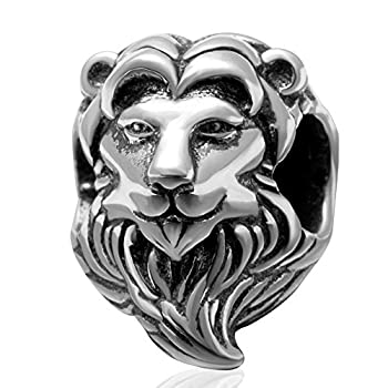 【中古】【輸入品・未使用】Lion Charm 925 Sterling Silver Beads fit Fashion Charms Bracelets Lion..