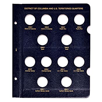 Whitman★US Statehood四半期コインアルバムページDC & Territories P & DのMints # 2871（新古品）