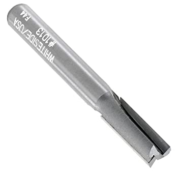 šۡ͢ʡ̤ѡWhiteside WS1016 1/4 Double Flute CT Straight Bit by Whiteside Router Bits