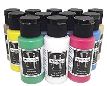 【中古】【輸入品 未使用】Badger Air-Brush Company Minitaire 12-Color Paint Starter Set by Badger Air-Brush Company