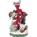 【中古】【輸入品・未使用】Precious Moments Feline Jolly Cat LED ミュージカル、マルチ(4)