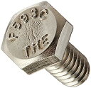 【中古】【輸入品・未使用】ヒルマングループの831502?1?/ 4???20?x 1?/ 2インチステンレススチール六角キャップねじ、100枚パック(3)