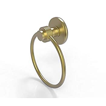 【中古】【輸入品・未使用】Allied Brass 916G-SBR Mercury Collection Groovy Accent Towel Ring Satin Brass