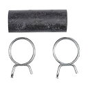 【中古】【輸入品・未使用】00088403 Bosch Dishwasher Drain Hose Adapter (Black)-With Clamps(3)
