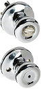 【中古】【輸入品・未使用】Kwikset 300T-26 Tylo プライバシーノブ クローム/光沢クロム(3)