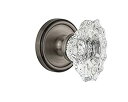 【中古】【輸入品・未使用】Grandeur Georgetown Rosette withビアリッツノブ、プライバシー???2.375インチ、アンティークピューター(3)
