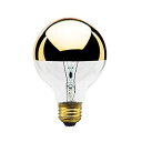 【中古】【輸入品・未使用】バルブライト40?g25hg 40-watt g25グローブバルブ、中、半分ゴールドベース 40G25HG 1(3)
