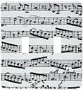【中古】【輸入品・未使用】3dRose lsp_179702_2 音符パターン 白黒 ピアノシート 楽譜 ライトスイッチカバー(3)