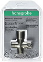 【中古】【輸入品・未使用】(Brushed Nickel) - Hansgrohe 28719823 Inversa 2-Way Showerarm Mount Diverter Brushed Nickel(3)
