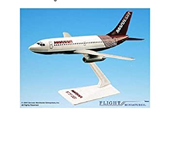 【中古】【輸入品・未使用】Mark Air 737-200 Airplane Miniature Model Plastic Snap-Fit 1:180 Part#ABO-73720F-005 by Flight Miniatures