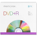 【中古】【輸入品・未使用】Memorex Dvd Plus R 4.7 GB ケーキボックス 5個パック