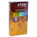 【中古】【輸入品・未使用】Tdk ビデオテープ T120 2-4-6時間 ペグ可能。