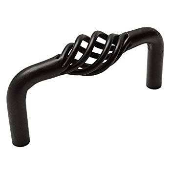 楽天アトリエ絵利奈【中古】【輸入品・未使用】Cosmas 9992???030?FBフラットブラック鳥かごキャビネットハードウェアハンドルプル???3?