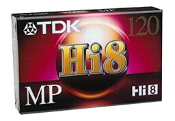 【中古】【輸入品・未使用】TDK hi8120パックの6個、mp120空白テープ。