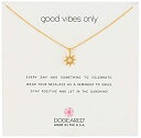 【中古】【輸入品・未使用】Dogeared Good Vibes Only Sun 太陽のペンダントネックレス 16インチ