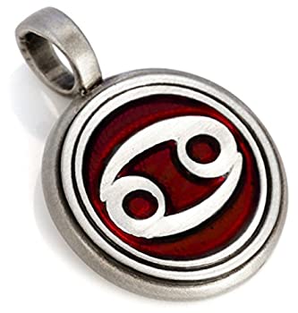 【中古】【輸入品・未使用】Bico Cancer Zodiacペンダント(z7?)???Starsign???カラー樹脂とメタルTribal Streetジュエリー