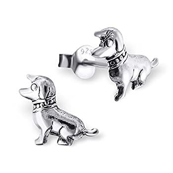 【中古】【輸入品・未使用】925スターリングシルバー座っている犬スタッドイヤリング16413 【中古】【輸入品・未使用】925スターリングシルバー座っている犬スタッドイヤリング16413