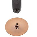 【中古】【輸入品・未使用】ト音記号 パンチスタンプ ブランク用 5mm/1ピース