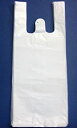 【中古】【輸入品・未使用】100?ctホワイトプラスチックTシャツショッピングバッグ( 6?x 4?x 15???13マイク