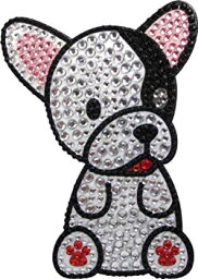 【中古】【輸入品・未使用】Love Your Breed Rhinestone Sticker French Bulldog by Love Your Breed