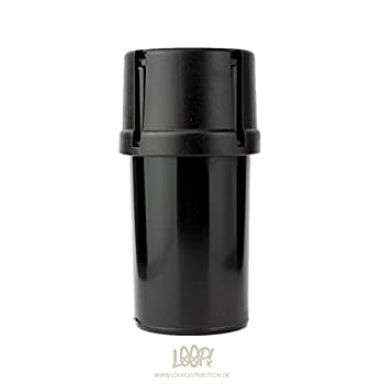 šۡ͢ʡ̤ѡMedTainer Storage Container w/ Built-In Grinder - Black b...
