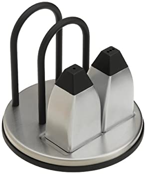 yÁzyAiEgpzProdyne M-915 Stainless Steel Napkin Holder with Salt and Pepper Shakers by Prodyne