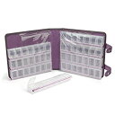 【中古】【輸入品・未使用】クラフトの仲間 Lockables 大規模な主催者ケース パープル エクセーヌ