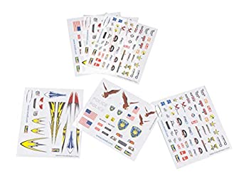 yÁzyAiEgpzDry Transfer Decal Assortment 3 (6) Multi-Coloured