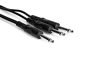 yÁzyAiEgpzHOSA TECHNOLOGY CYP-105 / Y Cable 1/4 in TS to Dual 1/4 in TS 5 ft by Hosa