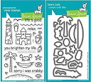 【中古】【輸入品・未使用】Lawn Fawn Life Is Good Clear Stamp and Die Set - Includes One Each of LF680 (Stamp) & LF681 (Die) - Custom Set by Lawn Fawn