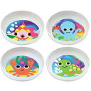 yÁzyAiEgpzFrench Bull - BPA Free Kids Bowls - Melamine Kids Bowl Set - Kids Dinnerware - Ocean Set of 4 by French Bull