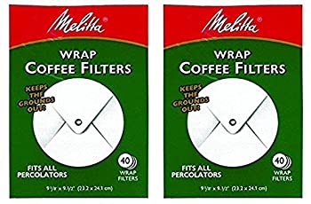 【中古】【輸入品 未使用】Melitta White Wrap Around Coffee Filter for Percolator by Melitta