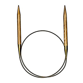 【中古】【輸入品・未使用】addi 円形編み針 オリーブウッド 長さ40cm (16インチ) US10.5 575-7