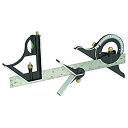 【中古】【輸入品・未使用】30cm Combination Tri Square Set Angle Finder & Protractor Level SAE & Metric(3)