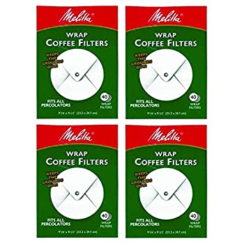 šۡ͢ʡ̤ѡ(4 Pack White) - Melitta White Wrap Around Coffee Filter ...