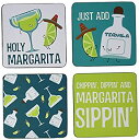 【中古】【輸入品・未使用】Pavilion Gift Company 74938 Margarita-4 Piece Sentiment Pattern and...