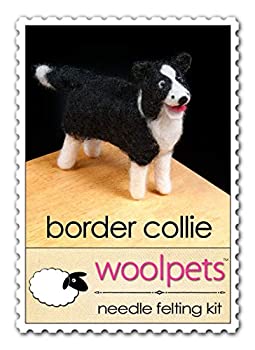 【中古】【輸入品・未使用未開封】Woolpets、ニードルフェルトキット、中級、ボーダーコリー、1053
