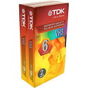 【中古】【輸入品・未使用】TDK VHSテープ 2個パック (ST120XPS2)