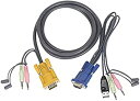 【中古】【輸入品・未使用】15 ft. USB KVM Cable