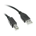 【中古】【輸入品・未使用】USB 2.0 Printer/Device Cable Black Type A Male to Type B Male 6 foo...