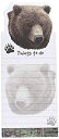 【中古】【輸入品・未使用】Grizzly Bear Magnetic List Pads Uniquely Shaped Sticky Notepad Meas...