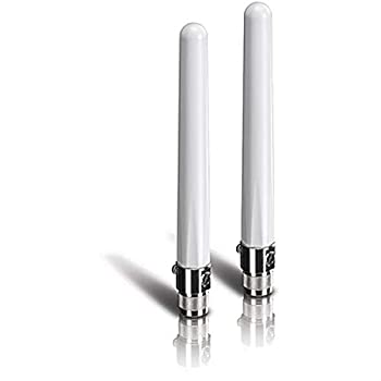 【中古】【輸入品 未使用】TRENDnet TEW AO46S 4/6 dBi Surge Outdoor Dual Band Omni Antenna Kit - Antenna - Wi-Fi - 4 dBi (for 2.4 GHz) 6 dBi (for 5 GHz) - omni-di