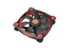 【中古】【輸入品・未使用】Thermaltake高静圧円形LEDリングケース/ラジエーターファン 防振マウントシステム搭載 冷却 Riing 12 LED 120mm CL-F038-PL12RE-A