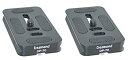 【中古】【輸入品・未使用】Desmond 2パック DP-70 70mm QRレンズプレート Arca/RRS対応 デュアルダブテイル&DリングP70 DP70